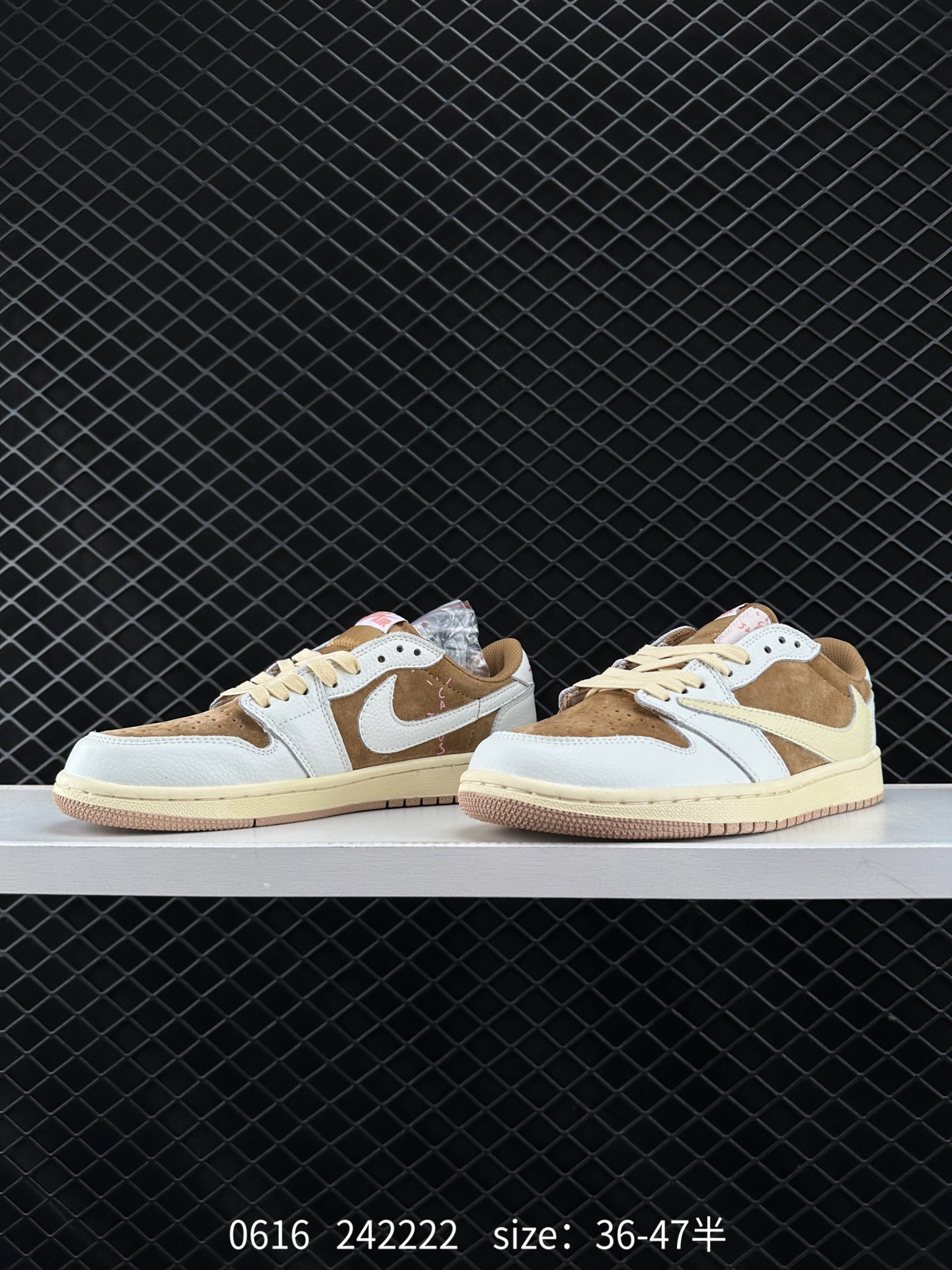 Fragment Design x Travis Scott x Nike Air Jordan 1 Low OG SP”Military Blue”